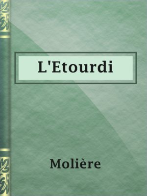cover image of L'Etourdi